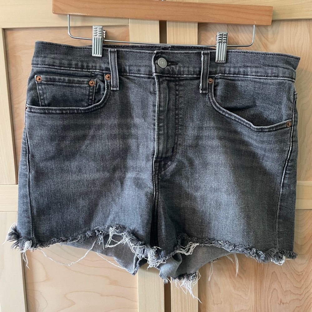 Levi Strauss Women's Gray Denim Shorts